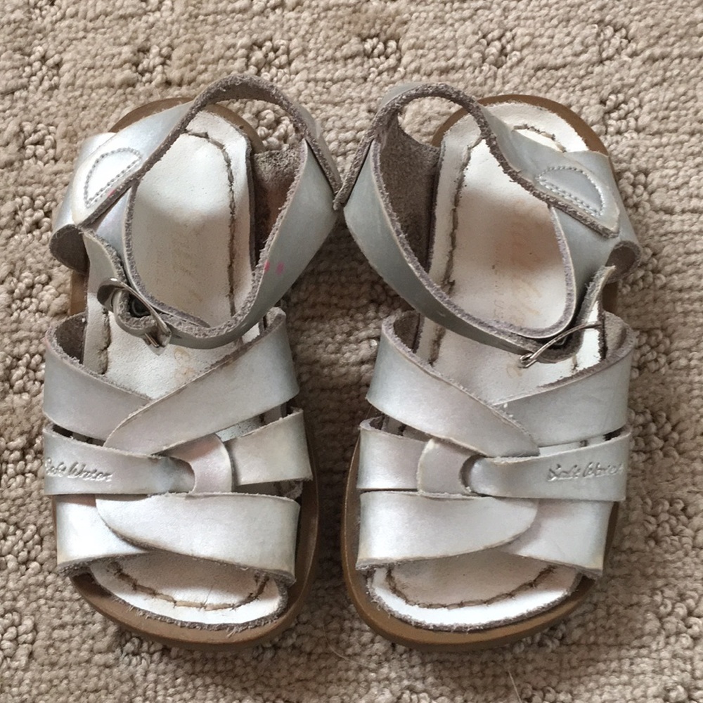 Silver Salt Water Sandals - Toddler 5
